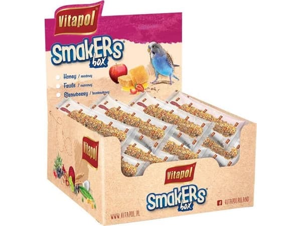Vitapol SMAKERS FRUKTESKE TIL BØLGEPEGEGØYER 12 stk/eske