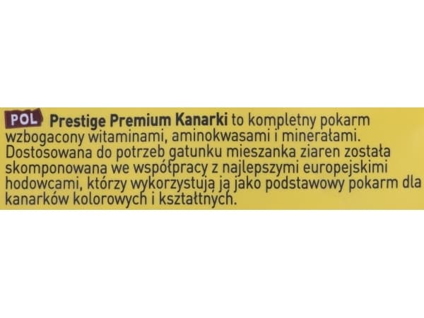 VERSELE LAGA Prestige Premium Canaries - Kanariefoder - 800 g
