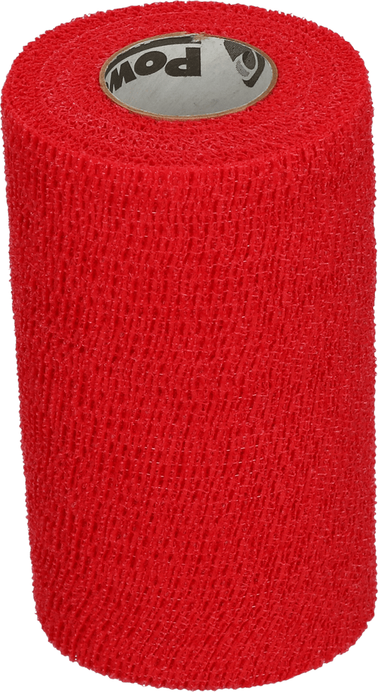 Bandage Equine Powerflex red 10cm