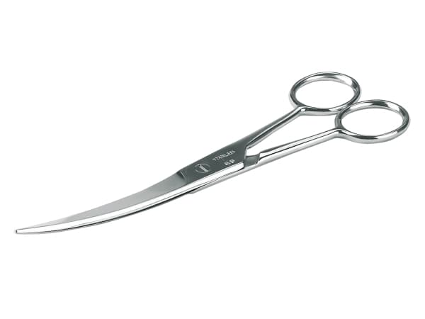 Marking scissors bent blades