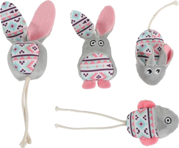 Zolux ZOLUX Cat toy KALI rabbit gray color