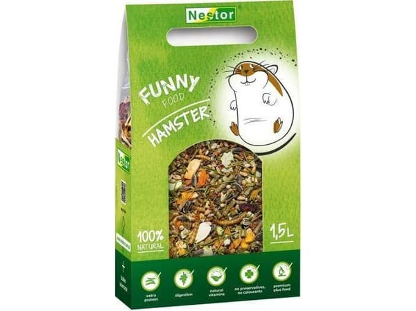 Nestor Nestor mat til hamster 1500ml Funny Food 660g