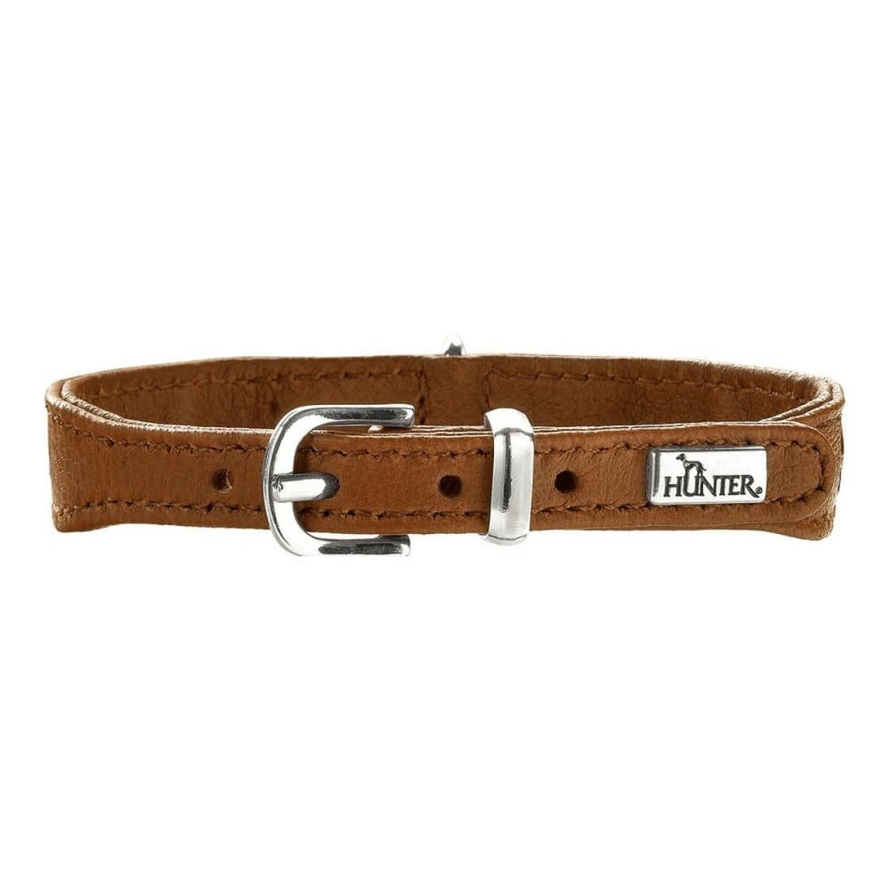 Hundhalsband Hunter Diamond ELK Petit Cognac (23-27 cm)
