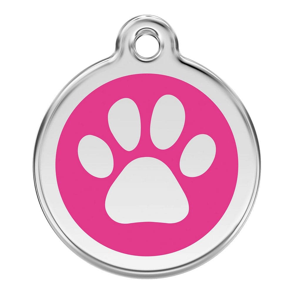 Identifikationsbricka för halsband Red Dingo Fuchsia (Ø 20 mm)