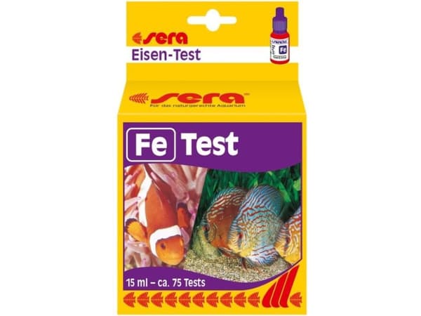 sera Fe Test, Vanntestreagens, Jern (Fe), 0,015 l, Hengende boks, Tyskland