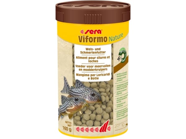 sera Viformo Nature, Akvariumfisk, Torr fiskmat, Tablett, Vitamin A, Vitamin B1, Vitamin B2, Vitamin C, Vitamin D3, Vitamin E, 37,3%, 10%