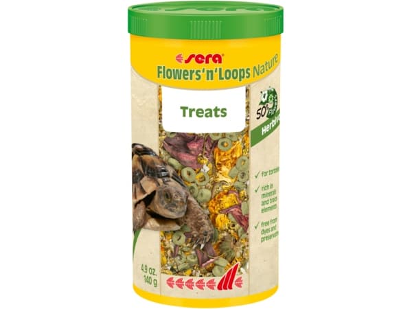 sera Flowersn Loops, kilpikonna, Universal, 1000 ml, 140 g