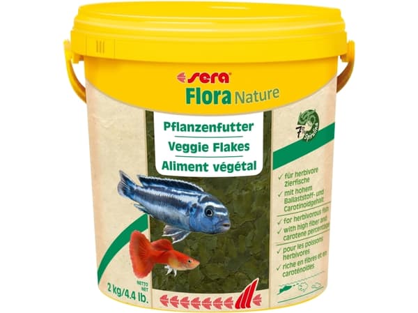 Sera Flora Nature 10 l, hiutaleet - premium-ruoka