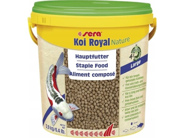 Sera Koi Royal Large 10 l, granulat - pokarm postawowy dla Koi