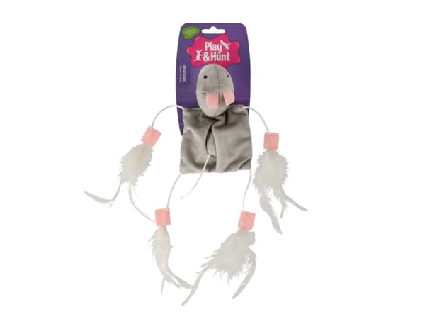 Dogman Kattleksak Mus Grå 24cm