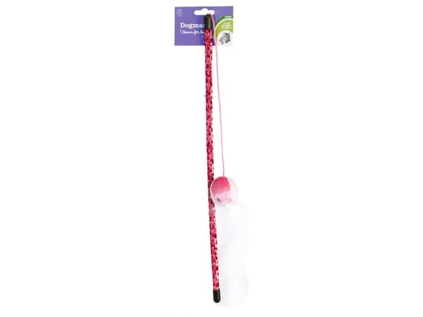 Dogman Kattleksak Spö Med Boll Lila 48cm