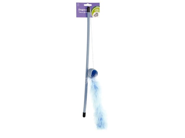 Dogman Kattleksak Spö Med Boll Lila 48cm
