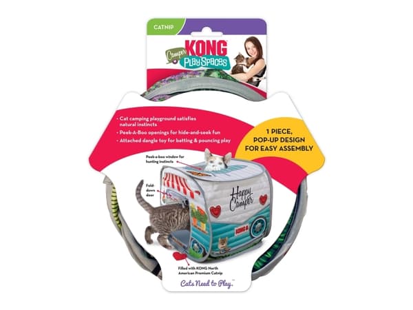 Kong Kattleksak Play Spaces Camper Flerfärgad 52cm