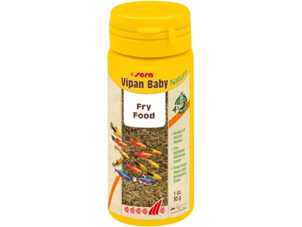 sera Vipan baby, Akvaariokala, Kuiva kalanruoka, Hiutale, A-vitamiini, B1-vitamiini, B2-vitamiini, C-vitamiini, D3-vitamiini, E-vitamiini, Pieni, 48,