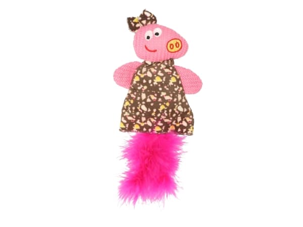 Dogman Kattleksak Gris Rosa 24cm