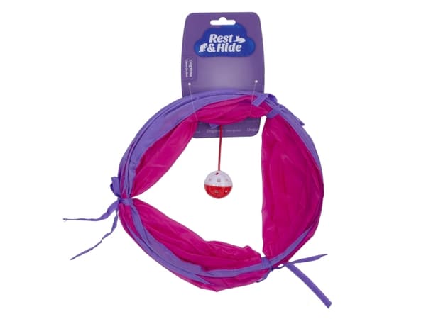 DOGMAN Cat Toy Tunnel Rosa 60cm 60cm
