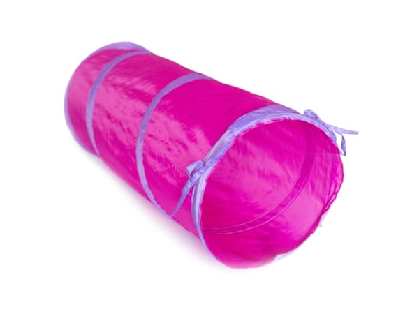 Dogman Kattleksak Tunnel Rosa 60cm
