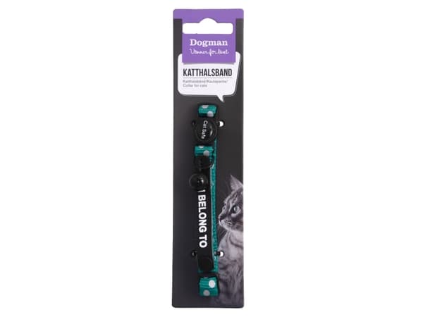 DOGMAN Cat Collar Dot turkis