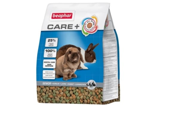 Beaphar Care+ Senior kaninfoder til kaniner over 6 år - 1,5 kg