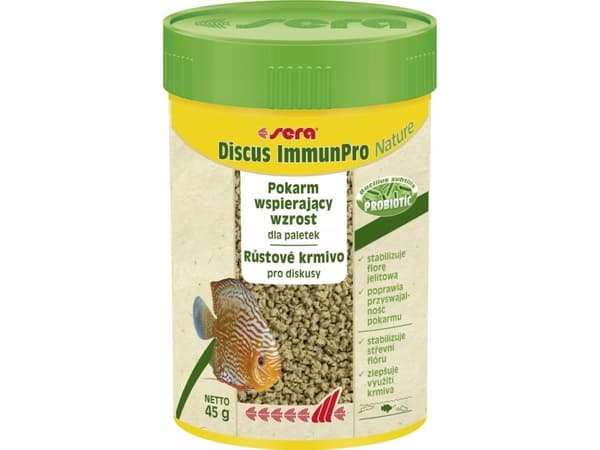 Sera Discus ImmunPro Nature 100 ml - ruokaa cichlidille