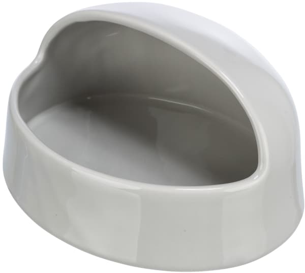 Trixie Sand bath, degus/hamster, ceramic, 20 × 10 × 16 cm, grey