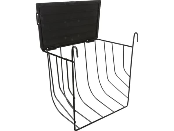 Trixie Høhæk til ophæng m. låg, metal, 20x18x12 cm, sort