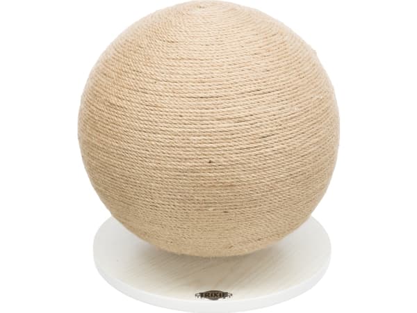 Trixie Kradsebold m. træ plade, jute/wood, ø 29 × 31 cm