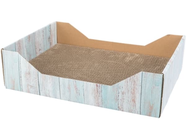 Pahvinen kissankuusi, 45 x 12 x 33 cm, kissanminttua sisältäen
