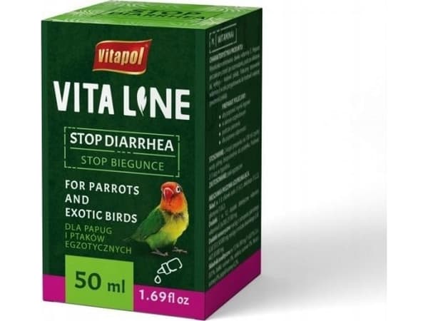 Vitapol Vitaline Stoppa diarré för exotiska fåglar 50 ml