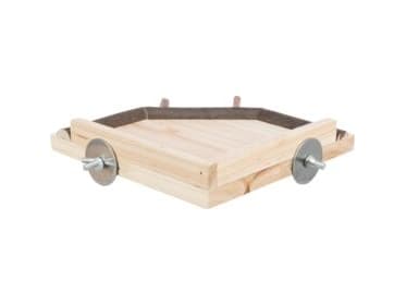 Trixie Landing area with perches, wood, 19 × 19 cm