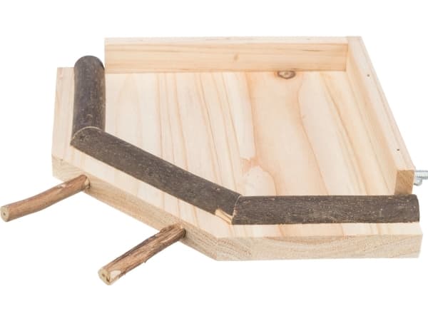Trixie Landing area with perches, wood, 19 × 19 cm