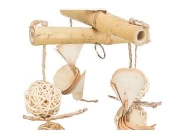 Trixie Natural toy, bamboo/rattan/wood, 31 cm