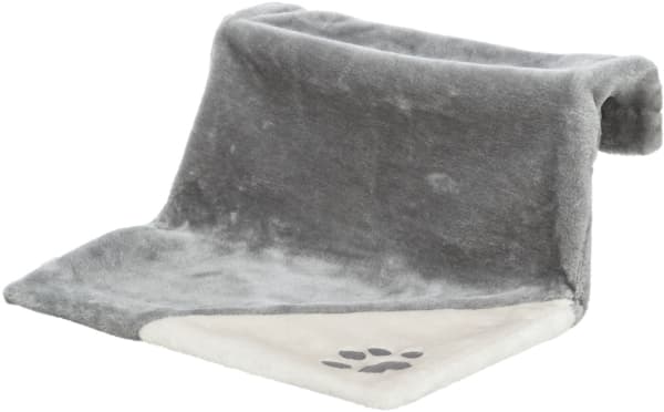 Trixie Radiator bed, plush, 45 × 24 × 31 cm, grey/light grey