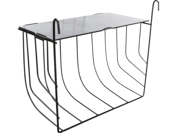 Trixie Høhæk til ophæng m. låg, metal, 25x18x12 cm, sort