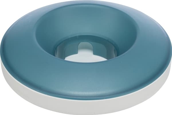 Trixie Rocking Bowl Slow Feeding, plastic/TPR, 0.5l/ø23cm,grey/blue