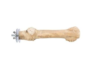 Trixie Perch with screw attachment, coffee wood, 20 cm/ø 20–30 mm