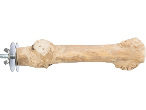 Trixie Perch with screw attachment, coffee wood, 20 cm/ø 20–30 mm