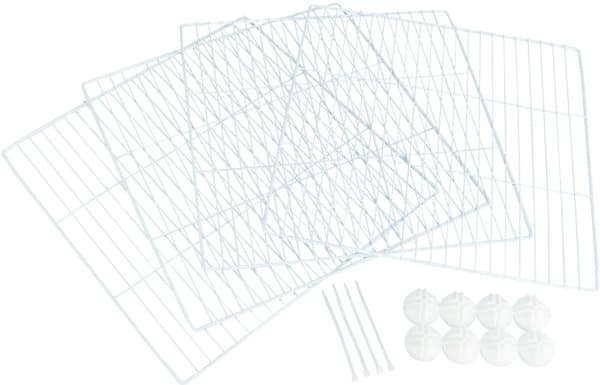 Trixie 4 extension elements for #62460, metal, 35 × 35 cm, white