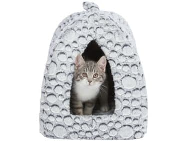 Trixie Mila cave, plush, 32 × 42 × 32 cm, white-grey