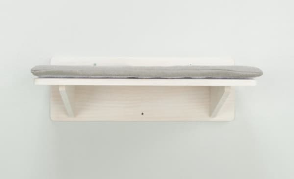 Trixie Platform m. pude, klatre landskab, 50x17,5x36,5 cm, hvid