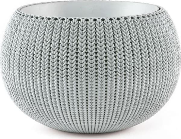 Keter vazonas COZIES KNIT - pilka