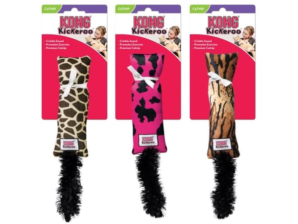 Kong Kattleksak Kickeroo Safari Mix 29cm