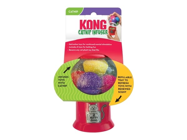 Kong Kattleksak Catnip Infuser Flerfärgad 13cm