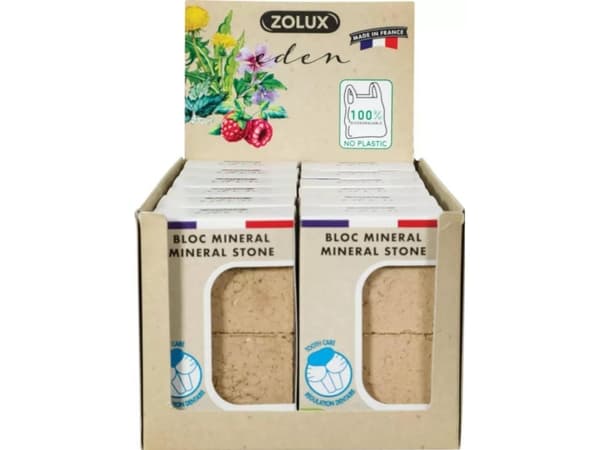 ZOLUX mineral cubes for rodents and rabbits EDEN natural 2 pcs. x 100g