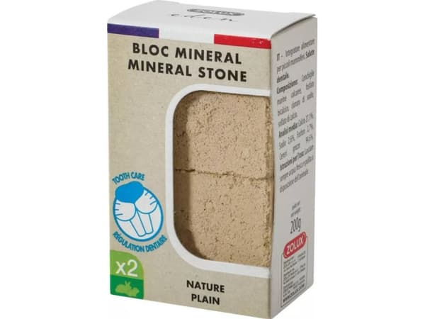 ZOLUX mineral cubes for rodents and rabbits EDEN natural 2 pcs. x 100g