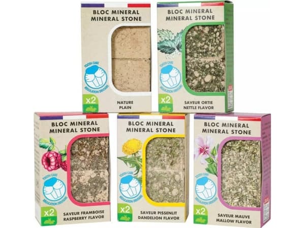 ZOLUX mineral cubes for rodents and rabbits EDEN natural 2 pcs. x 100g