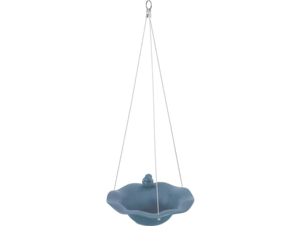 ZOLUX Drinker/ceramic pool with a bird figure, gray-blue color
