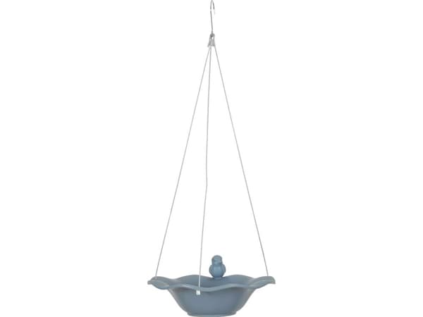 ZOLUX Drinker/ceramic pool with a bird figure, gray-blue color