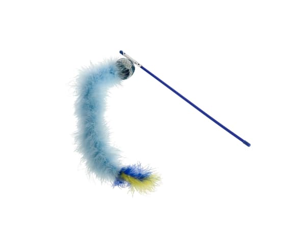 Dogman Kattleksak Spö Fuzzy Blå 35cm