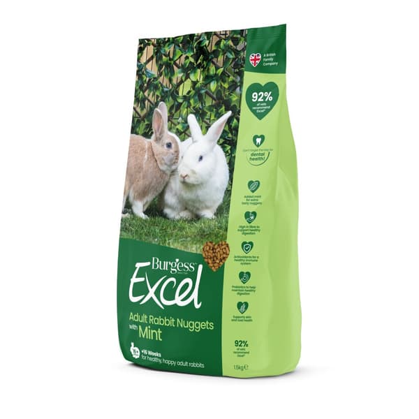 Burgess Excel Rabbit Adult 1,5 kg